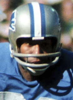 Lem barney Detroit Lions player and Hall Of Famer